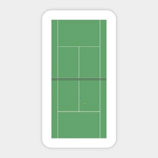 Tennis court Sticker